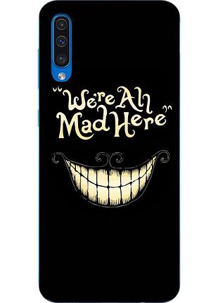 Чохол силіконовий для samsung galaxy a50 2019 a505f з картинкою посмішка
