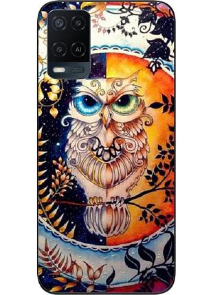 Оригінальний чохол для oppo a54 з картинкою сова