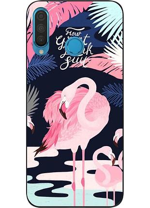Оригінальний чохол для huawei p30 lite з картинкою фламінго