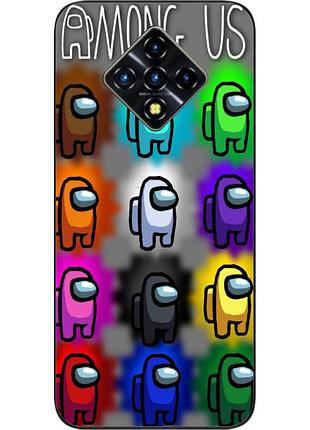 Силіконовий чохол з картинкою для infinix zero 8 among us яскравий серед нас