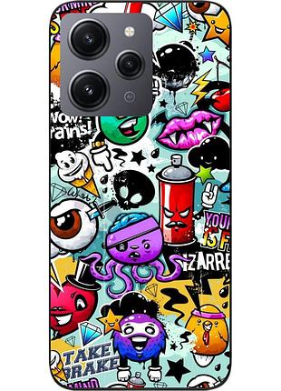 Силіконовий чохол для xiaomi redmi 12 з картинкою стикери