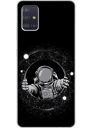 Силиконовый чехол с рисунком для samsung a51 2020 galaxy a515 обзор космонавта