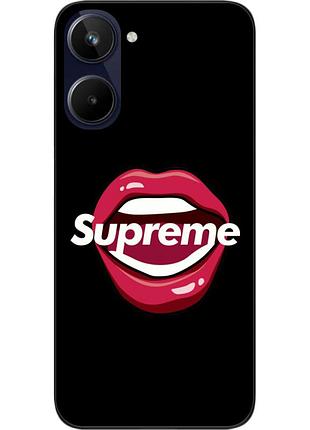 Оригинальный чехол epik для realme 10 4g с картинкой губы