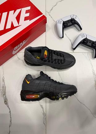 Nike air max 95 anthracite safety orange dark grey 4