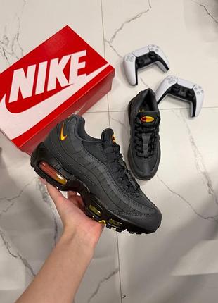 Nike air max 95 anthracite safety orange dark grey