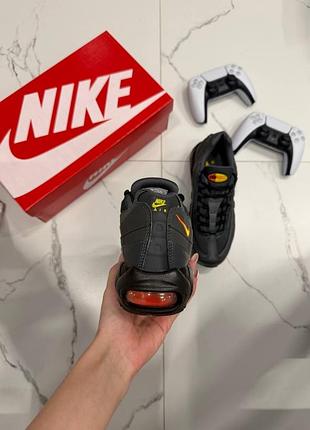 Nike air max 95 anthracite safety orange dark grey 7