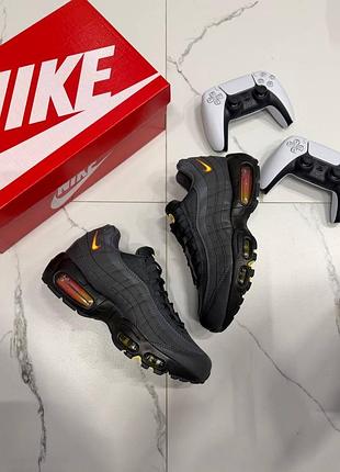 Nike air max 95 anthracite safety orange dark grey 3
