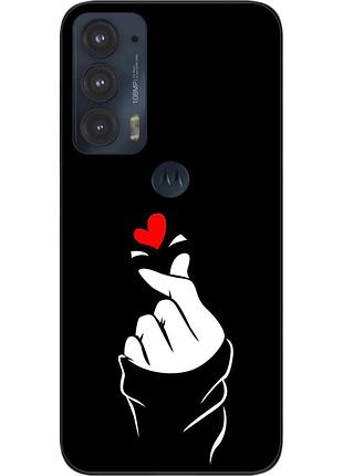 Силіконовий чохол epik для motorola edge 20 з картинкою рука