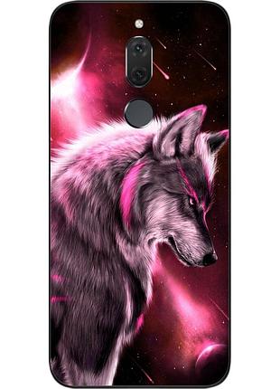 Силіконовий чохол для huawei mate 10 lite з картинкою вовк