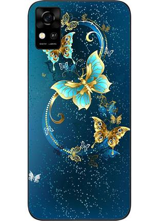Оригінальний чохол для zte blade a31 з картинкою метелики