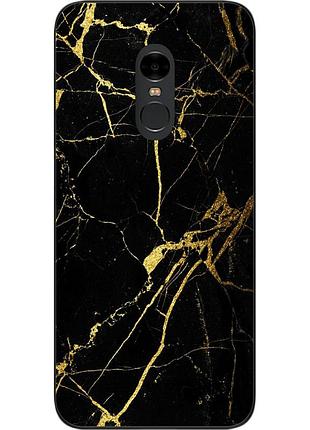 Силиконовый чехол бампер для xiaomi redmi note 4x с картинкой мрамор