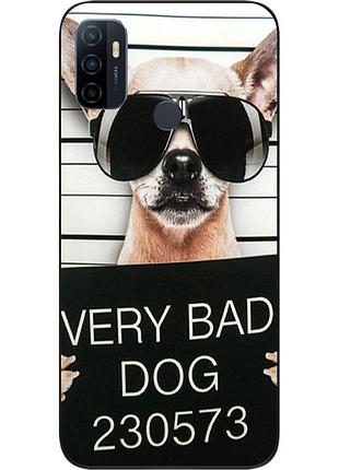 Чохол силіконовий для oppo a53 з картинкою bad dog