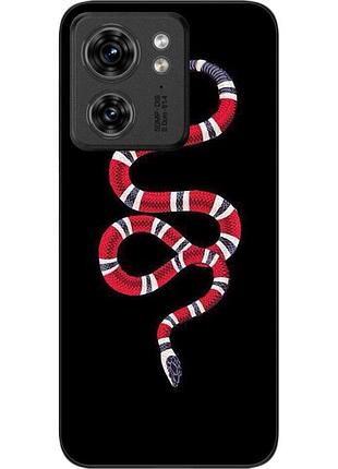Силиконовый чехол epik для motorola edge 40 с картинкой змея
