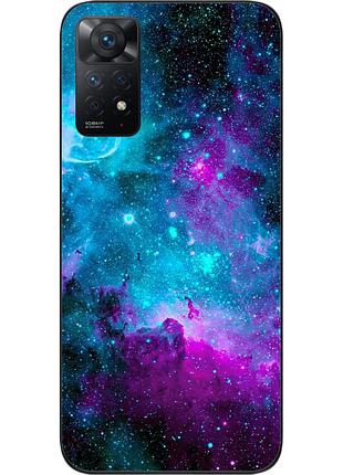 Чехол силиконовый для xiaomi redmi note 11 pro с картинкой космос