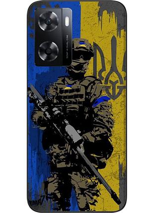 Силиконовый чехол epik для oneplus nord n20 se с картинкой зсу