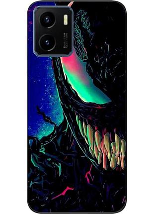 Силиконовый чехол epik для vivo y15s с картинкой яркий веном