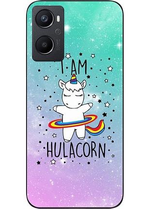 Силиконовый чехол epik для oppo a96 4g с картинкой единорог