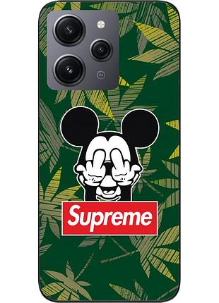 Оригінальний чохол для xiaomi redmi 12 з картинкою мікі supreme