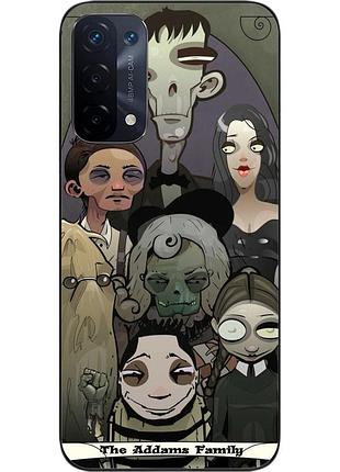 Оригинальный чехол epik для oppo a54 5g с картинкой семейка адамс