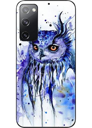 Силіконовий чохол epik для samsung galaxy s20 fe з картинкою сова акварель