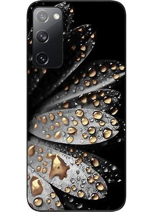 Силиконовый чехол epik для samsung galaxy s20 fe с картинкой цветок