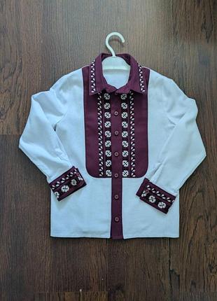 Вишита сорочка (вишиванка) на хлопчика handmade
