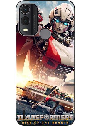 Силиконовый чехол epik для nokia g11 plus с картинкой арси трансформеры