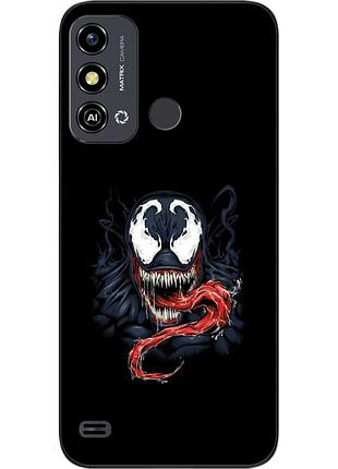 Силиконовый чехол для zte blade a53 с картинкой веном