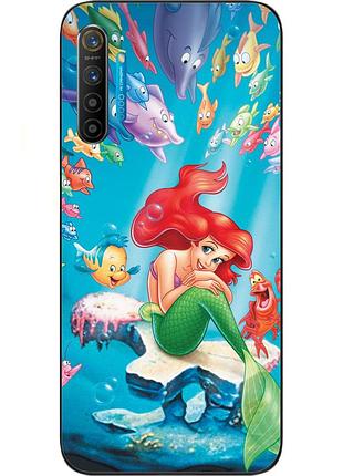 Чохол силіконовий для realme xt з картинкою русалонька
