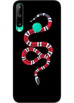 Силіконовий чохол для huawei p40 lite e з картинкою змія