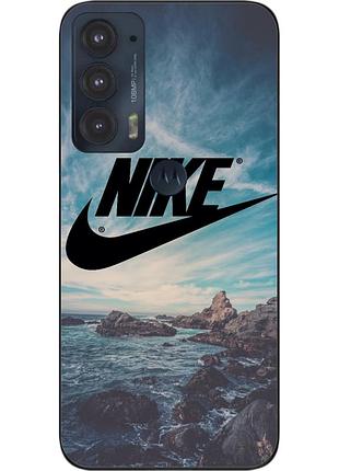 Силіконовий чохол epik для motorola edge 20 з картинкою nike