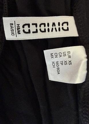 Чорна довга сукня h&m basic 3