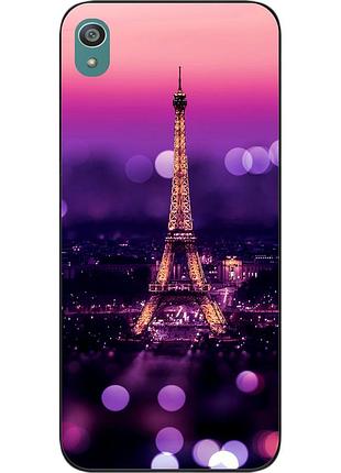 Бампер силіконовий чохол для sony xperia z5 e6633 з картинкою париж вночі