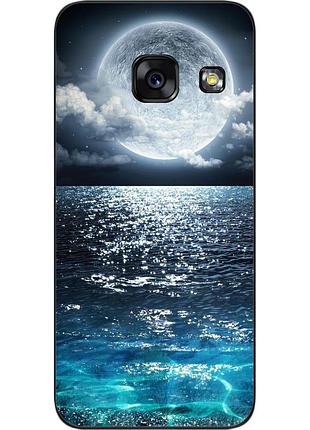 Чохол силіконовий для samsung a7 2017 galaxy a720 з картинкою місяць