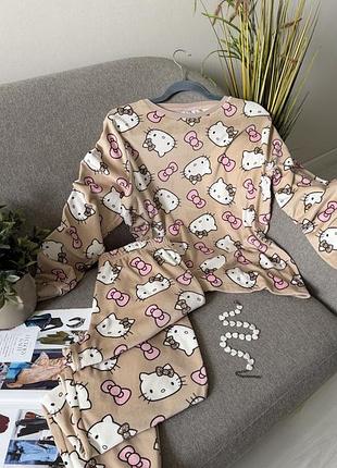Велюрова піжама hello kitty
