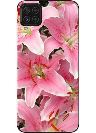 Силіконовий чохол для samsung a22 galaxy a225f з картинкою лілії