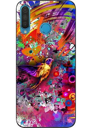 Силіконовий чохол бампер для huawei p30 lite з картинкою креатив