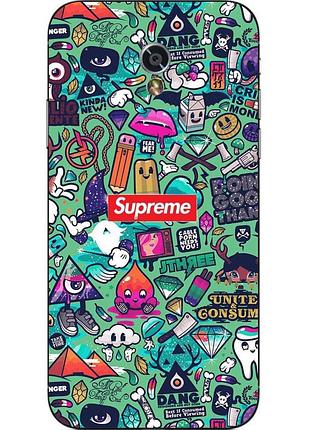 Силиконовый чехол с рисунком для zte blade v7 креатив supreme