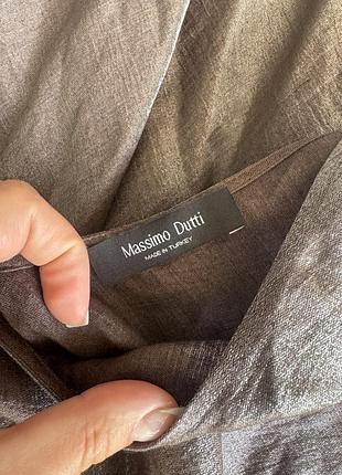 Льняное платье massimo dutti новые коллекции 6