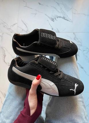 Puma speedcat og black shadow grey 2