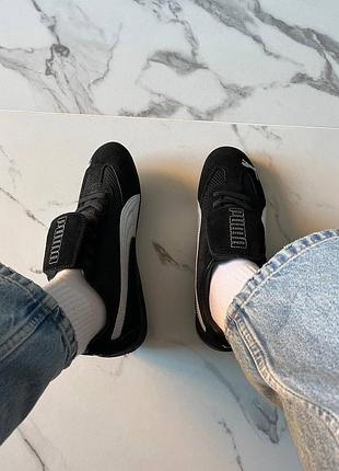 Puma speedcat og black shadow grey 10