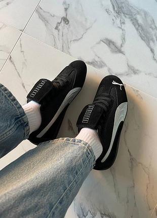 Puma speedcat og black shadow grey 9