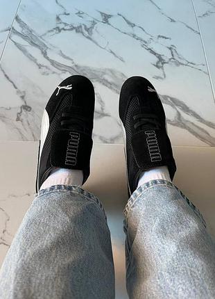 Puma speedcat og black shadow grey 8