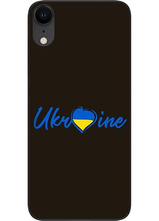Силіконовий чохол epik для iphone xr з картинкою україна