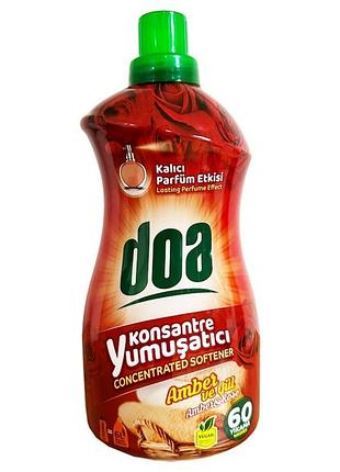 Кондиционер для стирки концентрированный doa амбра и роза 1,5 л