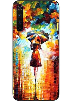 Силіконовий чохол для realme 6 pro з картинкою прогулянка