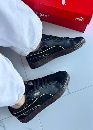 Puma x one piece suede blackbeard athletic shoe 📦 6