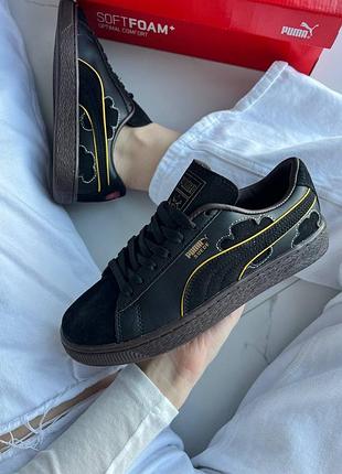 Puma x one piece suede blackbeard athletic shoe 📦 2