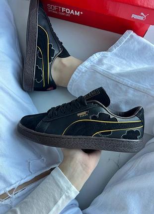 Puma x one piece suede blackbeard athletic shoe 📦