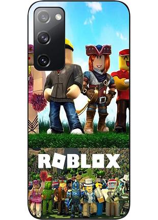 Силіконовий чохол бампер epik для samsung galaxy s20 fe з картинкою roblox герої